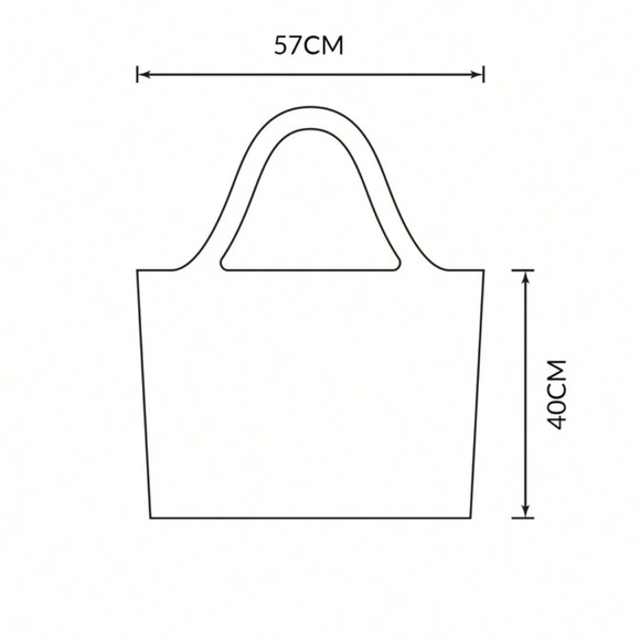 - Nick 90s X Rebellious Rose Cute Printed Portable Shopping Bag - Picture 6 of 8